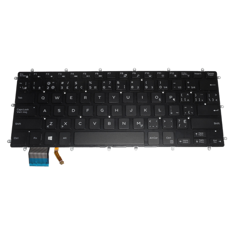 OEM Dell Inspiron 7368/7378 BKL Laptop Keyboard French-Canadian B02 P/N: GXJHX