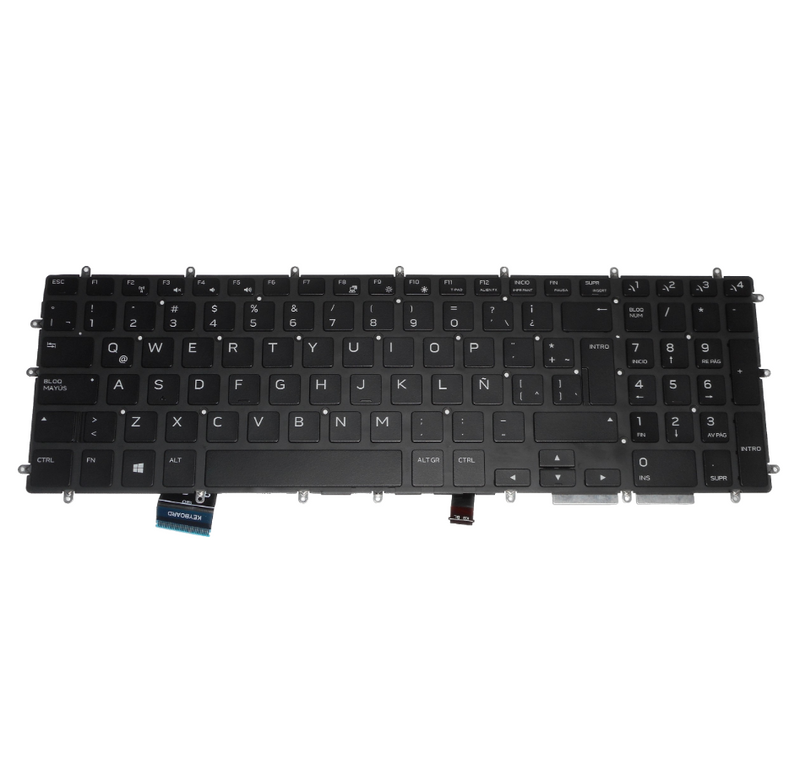OEM Dell Alienware M15/M17 Backlit Laptop Keyboard Spanish P/N: YD1G4