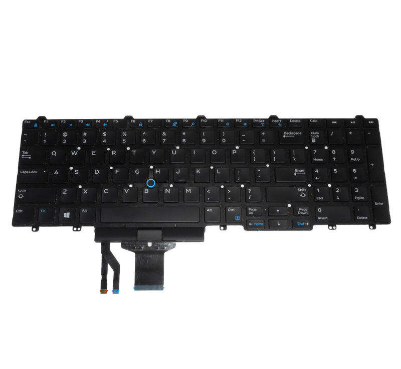 OEM Dell Latitude E5550/Precision 3510 Non-BL Laptop Keyboard B02 US P/N: N7CXW