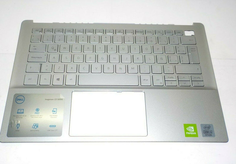 OEM Dell Latitude 7410 Palmrest Plastic Spanish Backlit Keyboard HUG07 R18HX