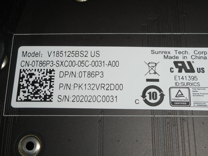 OEM Dell Alienware M15 R2 RGB Lunar Light Laptop Keyboard US-ENG P/N: T86P3