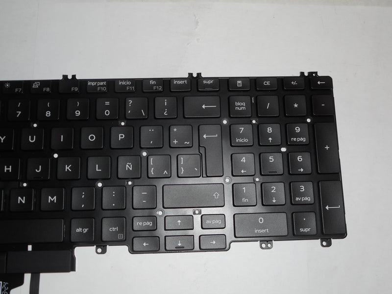 New OEM Dell Precision 7530/7730/7740 Backlit Laptop Keyboard SPANISH P/N: XWCFM