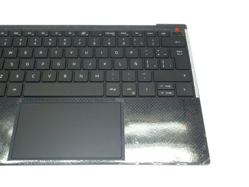 NEW Dell XPS 9300 Laptop Palmrest Touchpad FPR Spanish BCL Keyboard HUB02 1YN9Y