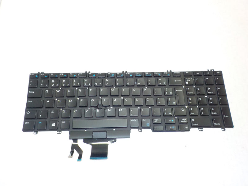 NEW OEM Dell Precision 7530 7730 7540 7740 Brazilian Backlit Keyboard C03 H3RJ8